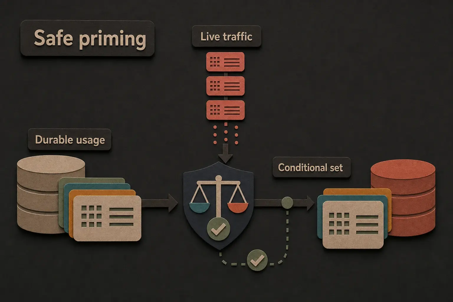 Durable usage safely priming Redis while live traffic continues